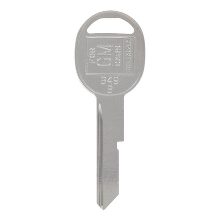 Hillman HILLMAN Traditional Key Automotive Key Blank B-49 Single For GM, PK10 83310